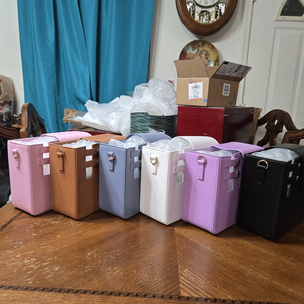 Colorful Leather Crossbody Bags